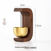 2025 Magnetic Brass Doorbell Chime: High-Grade Wind Chime for Bedroom & Entrance Decoration Gift Box beige