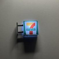 7-Eleven Parduotuvės LED Magnetinis Šaldytuvo Šviesos Dėžutės Lipdukas