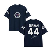 Naujas TV - Už kampo Briar universiteto Džersis Graham 44 22 DI LAURENTIS 66 Parašo Marškinėliai Trumpomis Rankovėmis Vyrams Moterims Gerbėjų Marškinėliai Viršutiniai Drabužiai M white