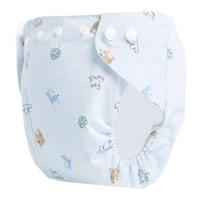 Convenient S M L Baby Washable Diaper with Buckles 0-18 Months Cloth Diapers Leakproof 3-14kg Diaper Pants Newborn Kids white