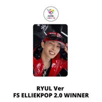 ELLIEKPOP POB FOTO KORTELĖ TIK LNGSHOT EP Albumas SHOT CALLERS RYUL Ver ELLIEKPOP 2.0 WINNER black