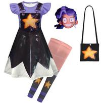 Baisus žaidimas Žaidimo laikas Lily Cosplay kostiumas Mergaičių persirengimo lėlė Bobi 5 Lėlė Lily Vaikų drabužiai Helovino karnavalo drabužiai 110CM gray