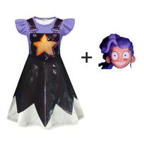 Baisus žaidimas Žaidimo laikas Lily Cosplay kostiumas Mergaičių persirengimo lėlė Bobi 5 Lėlė Lily Vaikų drabužiai Helovino karnavalo drabužiai 130CM black