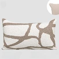 Moderni paprasta pagalvės užvalkalas Vilnos mišinys Abstraktaus geometrinio rašto Pagalvių dėklas Dekoratyvinis 30X50 50X50 Sofa svetainė namai Peach skin 18*18(CM)-1Pcs white