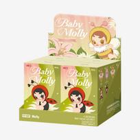 POP MART Kūdikis Molly Vežimėlis Roam Serija - Vinilo Pliušinis Pakabukas Neskaidri Dėžutė beige