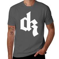 Dermot Kennedy Tshirt Basic Solid Color Short Sleeve Cotton Top 4XL black