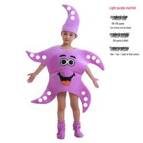Jūros gyvūno kostiumas vaikams - Jūrų žvaigždė, Vėžlio šarvas, Koralas, Omaras - Kalėdos ir Naujieji Metai 110 cm purple