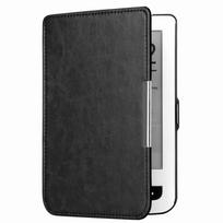 Smūgiams atsparus elektroninės knygos dėklas Kritimui atsparus galinis dangtelis Folio dangtelis skirtas Pocketbook Touch Lux 3 2/Basic 3 2 juoda