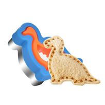 Kids Sandwich Cutter Sealer Bread Cookies Mold Star Dinosaur Shape Sandwich Maker Kitchen Gadget Lunch Bento Tools for Children gray