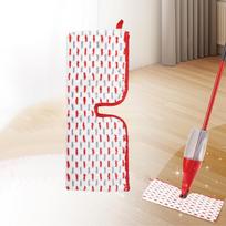 1-2 Spray Max Mop Pad for Vileda ProMist MAX, Microfibre Spray Mop Pad for Wet & Dry Use, Double-Sided Wet and Dry Cleaning beige