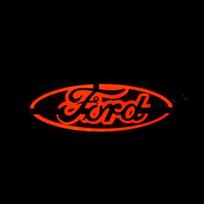 LED emblemos šviesa automobiliui Ford logotipui Mustang Fusion Transit Focus Mk2 Mk3 Mondeo Fiesta Mk6 Ranger Kuga Explorer Ženklelio priedai juoda