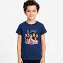 Kids Harry Styles Kiss All The Time Printed Summer Short Sleeve O-Neck T-Shirt 150cm beige