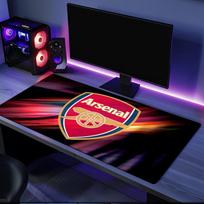 Arsenal futbolo klubo emblema pelės kilimėlis, guminis pagrindas, pelės kilimėlis žaidėjams ir biuro reikmėms, žaidimų stalas, lengvai valomas kilimėlis Kalėdinės dovanos gerbėjams 40cmx90cm(15.7x35.4inch)