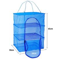 6 Tier Foldable Food Dryer Mesh Cage Insect Blocker Hanging Rack for Fruits Vegetables Fish In Kitchen Camping Use A4