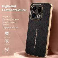 For OPPO Find X9 X9 Pro X9 Ultra premium electroplated lychee-textured phone case that’s shockproof and fingerprint-resistant For Find X9 Ultra juoda