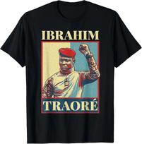 Burkina Faso Captain Ibrahim Traore President Unisex T-Shirt M beige