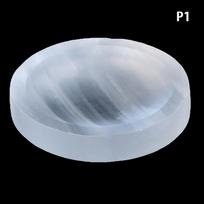 1Pc Selenite Crystal Bowl Plate Rough Carved Quartz Crystal Grid Fengshui Quartz Mineral Chakra For Home Decor Healing Gift 1 gray