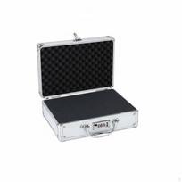 Kietas dėklas su putplasčio įdėklu, kombinuotas užraktas, aliuminio portfelis, ergonomiška rankena 29*21cm Pwd Lock 3-foam