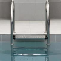 Pool Ladder Step with Screws AntiSlip Replacement Stainless Steel gray