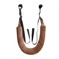 Didelė laikomoji galia Lauko kabinamas juosmens stuburo diržas Kvėpuojantis juosmens tempimo diržas Lauko Hanging Rings Style black