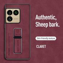 Dėklai Sony Xperia 1 VIII odiniai Skinsheep PU odos magnetinis laikiklis smūgiams atsparus dėklas Sony Xperia 1 VIII matinis telefono galinis dangtelis Sony Xperia 1 VIII