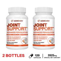 Glucosamine chondroitin complex capsules, a quadruple formula of turmeric, frankincense, and hyaluronic acid, a nutritional supplement. 120*2