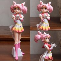 Sailor Moon Anime figūrėlių rinkinys 23cm Meiou Setsuna Kaiou Michiru Haruka Tomoe Hotaru Blizgučiai ir Glamūras Veiksmo figūrėlės Žaislas Dovana white