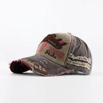Kepurė vyriška moteriška retro beisbolo kepurė skalautas džinsas sena kepurė pavasaris ir ruduo laisvalaikio skydelis madingas vyras Adjustable gray