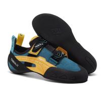 Rock climbing shoes for young men and women indoor bouldering entry-level non-slip climbing breathable sneakers 44 black