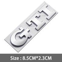 3D Metalo GTI Grotelių Emblema Ženklelis Galinės Bagažinės Lipdukas Automobiliui MDUYT2 Lipdukas Volkswagen VW Golf 5 6 7 8 MK2 MK3 MK4 MK5 MK6 MK7 Aksesuarams white