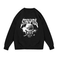 Stray Kids Kids Sweatshirt Kpop Fan Merch Cartoon Bear Print Long Sleeve Casual Pullover Spring Children Streetwear Clothing Top 170 gray