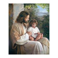 Jėzus Kristus ant drobės Plakatai ir spausdintinės sienų dailės nuotraukos gyvenamajam kambariui namų dekoras Sienų piešinys Caudros Decora 50x75cm