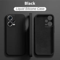 Skystas silikoninis dėklas, skirtas „XiaoMi RedMi Note 12 Pro Plus Note12Pro+ Note12 4G Global Version Note 12Pro + 5G Soft Cover Funda“ RedMi Note 12 4G juoda