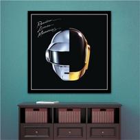 Drobės tapyba Daft Punk Starboy Bangalter repo muzikos albumas Žvaigždžių plakatas ir nuotraukos Spaudiniai Sienų menas, skirtas gyvenamojo kambario namų dekoravimui 50x50cm Unframed