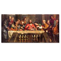 Paskutinė vakarienė Jėzus ir 12 mokinių Plakatas, drobė, tapyba Sienų paveikslas, skirtas gyvenamojo kambario namų dekoravimo estetikai 70x140cm Unframed