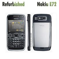 Atnaujintas Originalus Nokia E72 3G Atrakintas Mobilusis Telefonas Su 1 SIM Simple Set pilka spalva