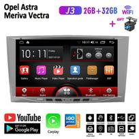 8 colių automobilio radijas 2DIN Android daugialypės terpės grotuvas, skirtas Opel Astra HJ Vectra Vauxhall Antara Zafira Corsa C Vivaro Meriva Veda 2+32GB sidabras