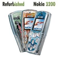 Atnaujintas originalus Nokia 3200 mobilusis telefonas su 1 SIM kortele No charger mėlyna