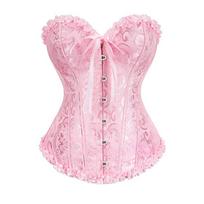 Moteriški apranga korsetas vestuvinė suknelė Seksuali juosta pilvo liemenė juosmens antspaudas Court Corset Bustier L rožinė
