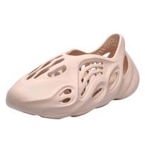 Moteriškos basutės „Crocks“ vasariniai batai „Crocks“ guminės klumpės „Moteriškos Eva Unisex“ sodo batai paplūdimio plokščios basutės, šlepetės, laisvalaikio 40 smėlis