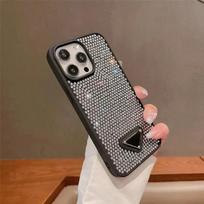Prabangus Bling telefono dėklas iPhone 16 Pro Max  15 14 Plus 13 12 Pro Max  Blizgantis Akmuo Deimantas Šviesus Pilnas Apsaugos Galinis Dangtelis 15promax juoda