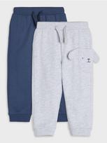 Sinsay - Sportinės jogger kelnės su 3D elementais 2 pack - mid blue