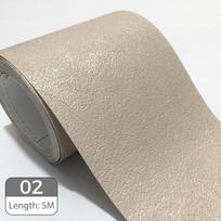 5 M PVC atsparus vandeniui lipnus grindjuostės sienos lipdukas Svetainės virtuvės Vonios kampo palangės juosmens storas tapetas Width 8cm beige