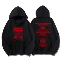 The Weeknd Naujas Meno Kūrinys Skubėk Rytoj Džemperiai Didelio Dydžio Džemperis Moterims Hip Hop Rokas Puloveriai Gatvės Mada L juoda