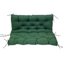 1pc Outdoor Garden Waterproof and Sunscreen Bench Hanging Chair Cushion Home Decoration Estera De Banco De Jardín Al Aire Libre 120X100X10CM tamsiai žalia spalva