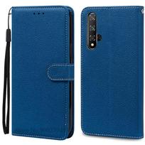 Nova 5T dėklas Huawei Nova 5T dėklas Piniginė Atverčiamas dangtelis Huawei Nova 5t Nova5t YAL-L21 YAL-L61 YAL-L71 telefono dėklas Fundas For Huawei Nova 5T tamsiai mėlyna spalva