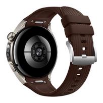 Laikrodžio apyrankė Huawei Watch 5 46 42mm, greito atleidimo, silikoninė, keičiama apyrankė Huawei Watch 5 42/46mm, vyriška/moteriška apyrankė Watch 5 42mm ruda