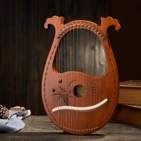 Pradedančiojo lyra: 7, 10, 16 arba 19 stygų arfa. Nišinis instrumentas.