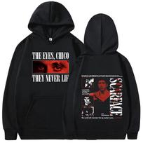 Klasikinio gangsterių filmo Scarface gobtuviniai džemperiai Tony Montana Al Pacino gobtuviniai džemperiai Vyrams Moterims Vintage Gotikiniai Oversized Megztiniai L black