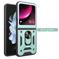 Šarvuotas smūgiams atsparus dėklas Motorola Razr 60 50 40 Ultra Moto Razr+ Plus 2025 2024 2023 Dangtelis su žiediniu laikikliu Coque Fundas For Razr 60 žalia